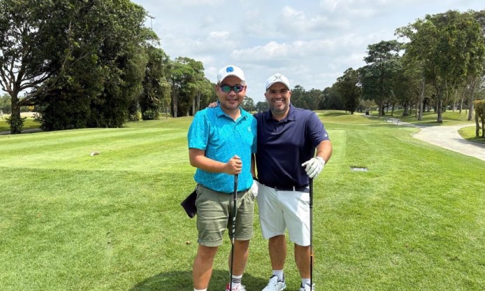 Productive golf session with Raul Villaron